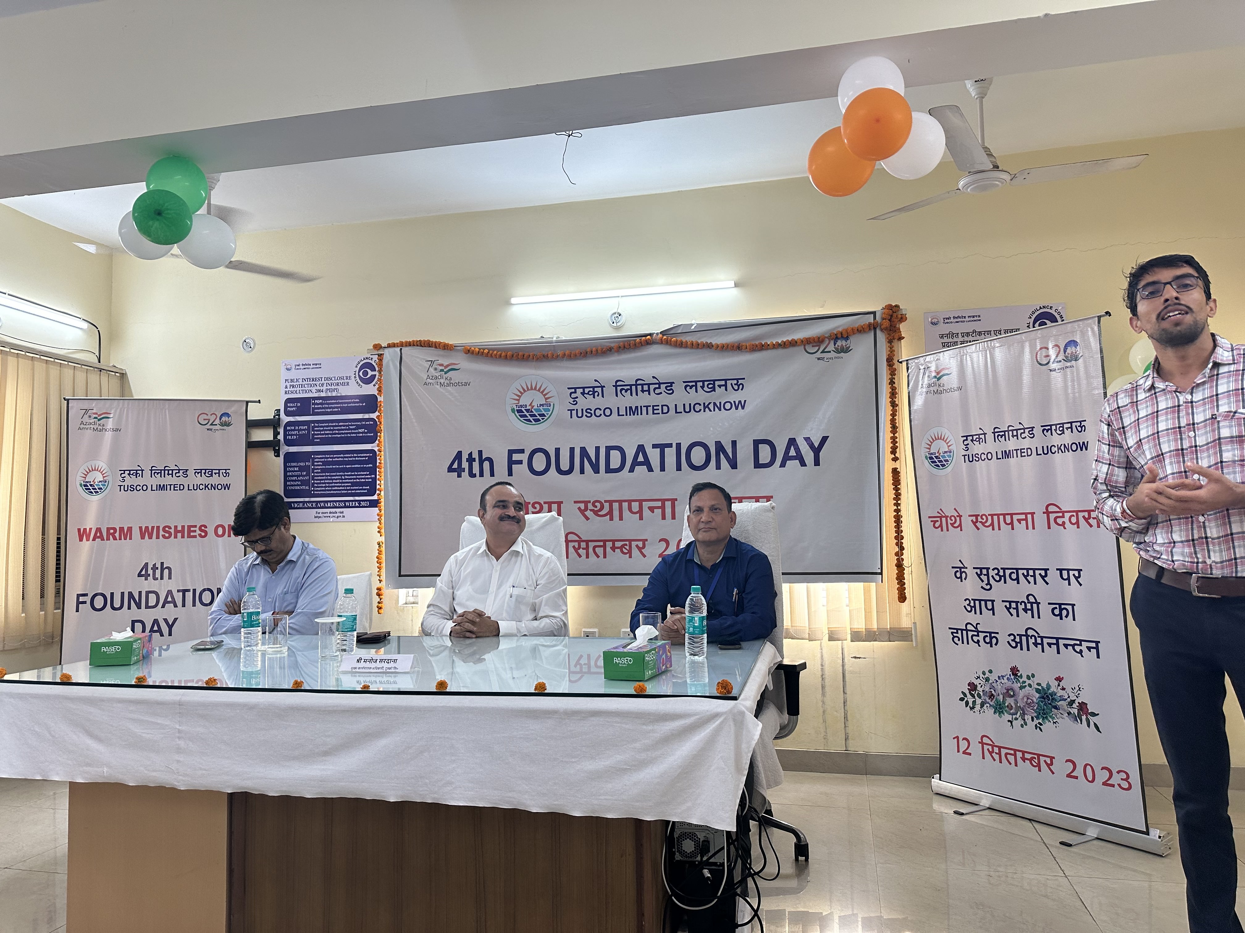 Celebration of 4th Foundation Day of TUSCO Limited